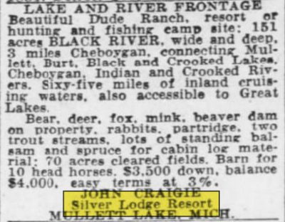 Silver Lodge Resort - April 1948 Ad